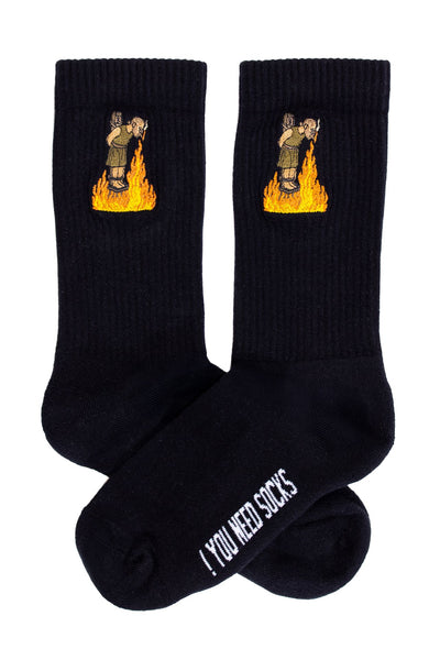 Burning Cigarette Black